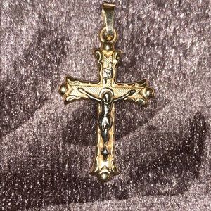 14k gold Cross Pendant